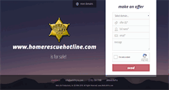 Desktop Screenshot of homerescuehotline.com